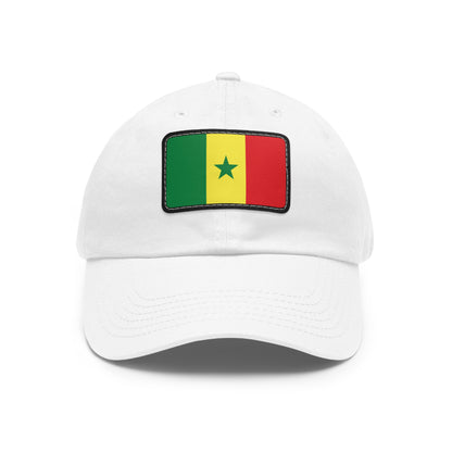 Flag Village Senegal Flag Hat Cap with Leather Patch