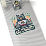 Flag Village USA California State Flag Stickers 2", 3", 4", 6" CA03
