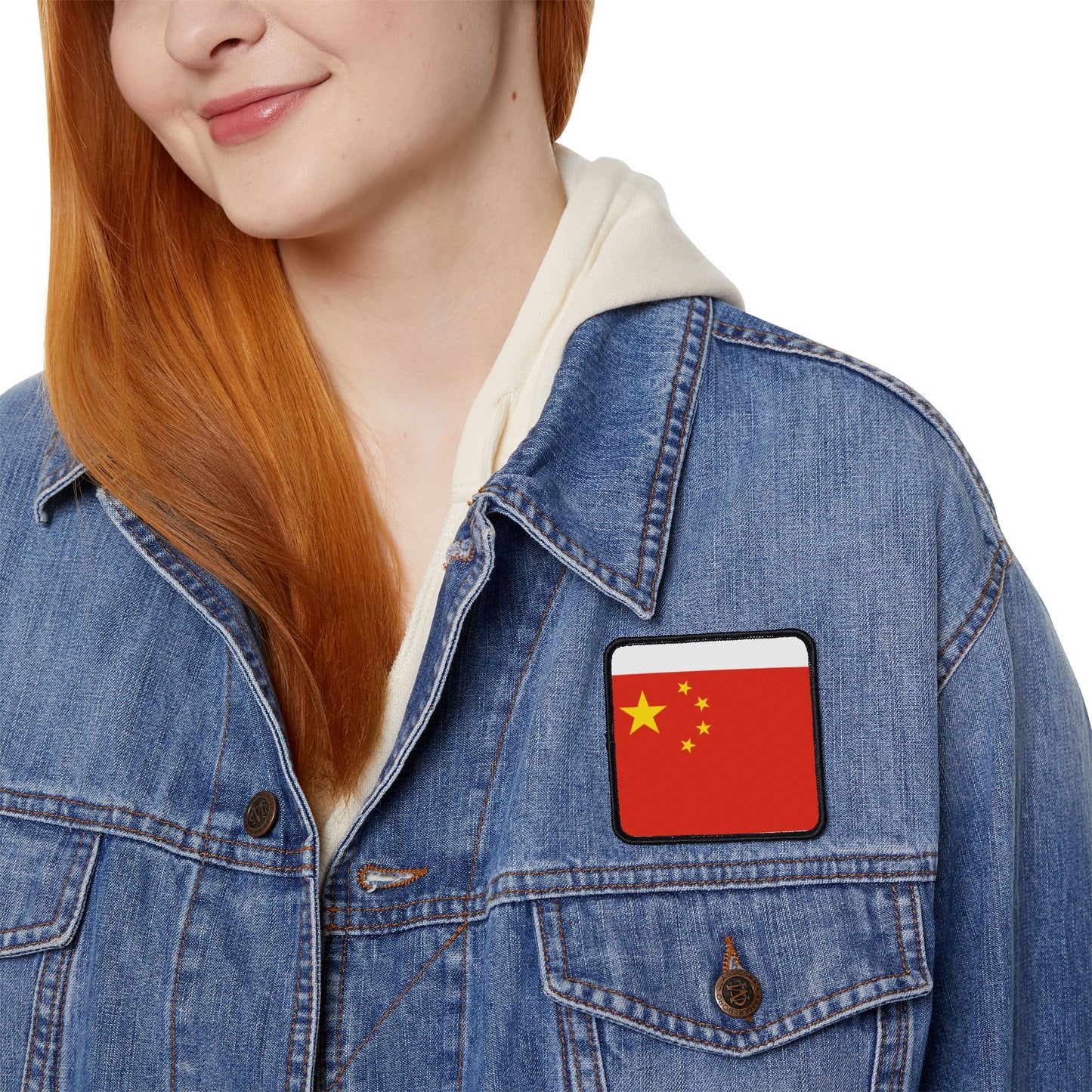 Flag Village China Flag Embroidery Iron-On Patches