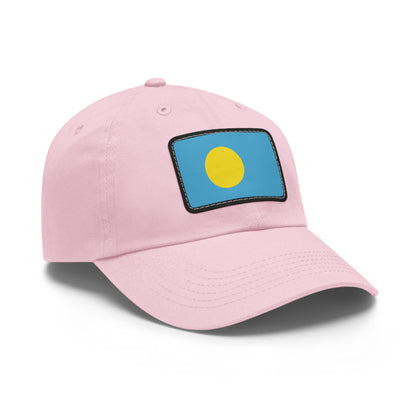 Flag Village Palau Flag Hat Cap with Leather Patch