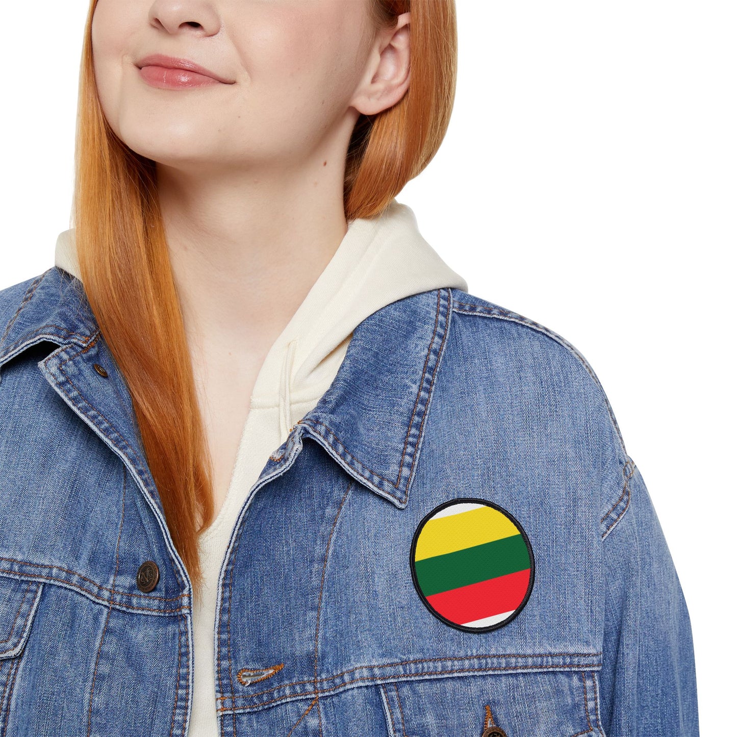 Flag Village Lithuania Flag Embroidery Iron-On Patches