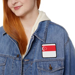 Flag Village Singapore Flag Embroidery Iron-On Patches