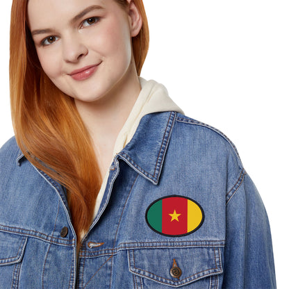 Flag Village Cameroon Flag Embroidery Iron-On Patches