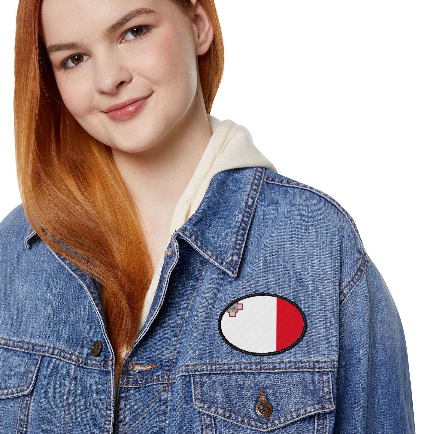 Flag Village Malta Flag Embroidery Iron-On Patches