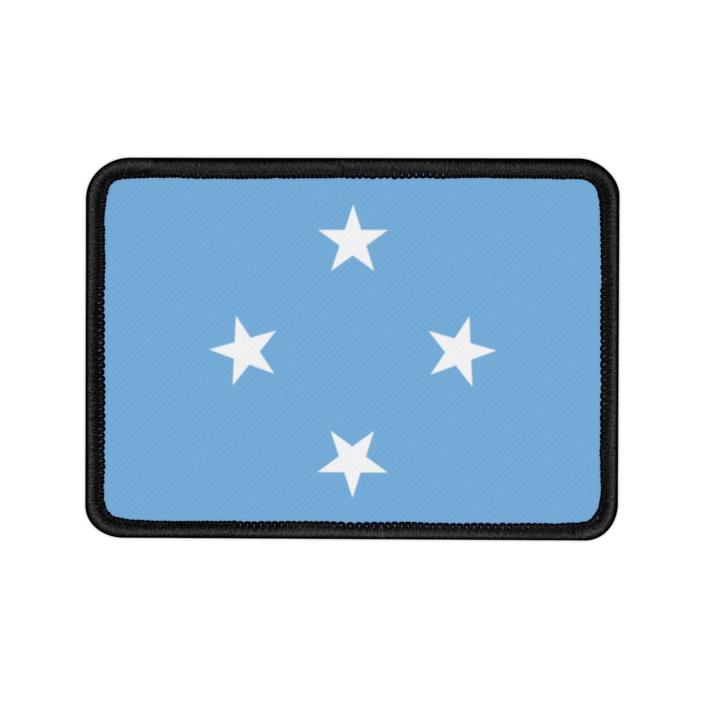 Flag Village Micronesia Flag Embroidery Iron-On Patches