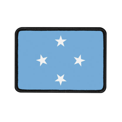 Flag Village Micronesia Flag Embroidery Iron-On Patches