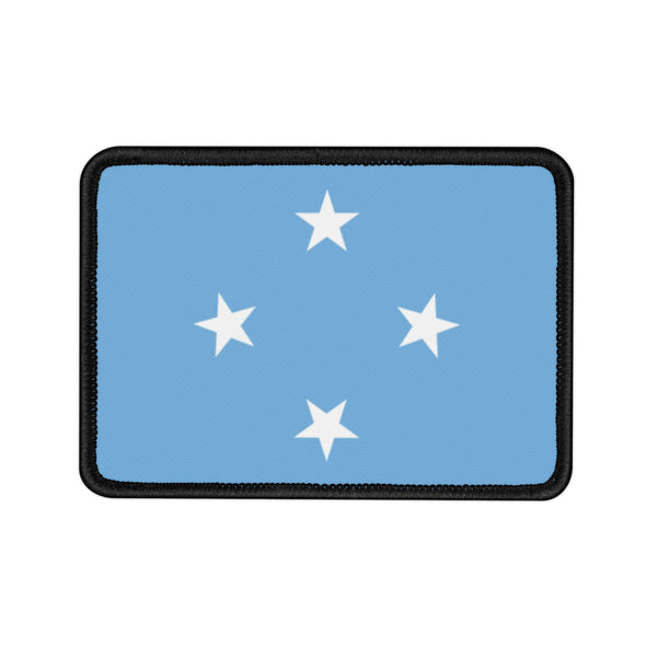 Flag Village Micronesia State Flag Embroidered Iron-On Patch
