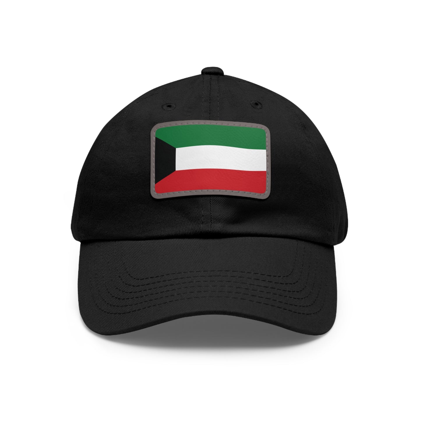 Flag Village Kuwait Flag Hat Cap with Leather Patch