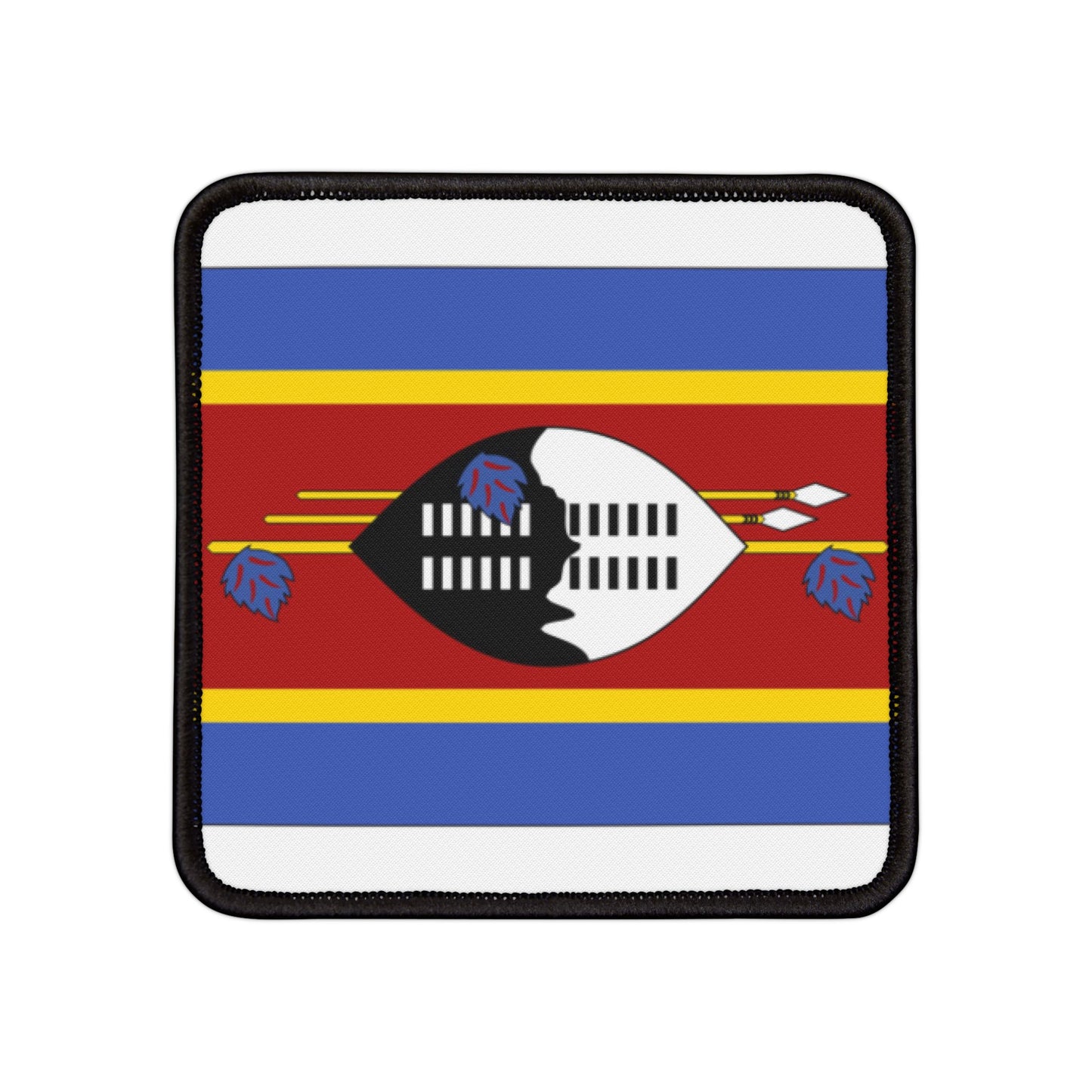 Flag Village Eswatini Flag Embroidery Iron-On Patches