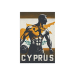 Flag Village Cyprus National Flag Garden Banner 12'' x 18''