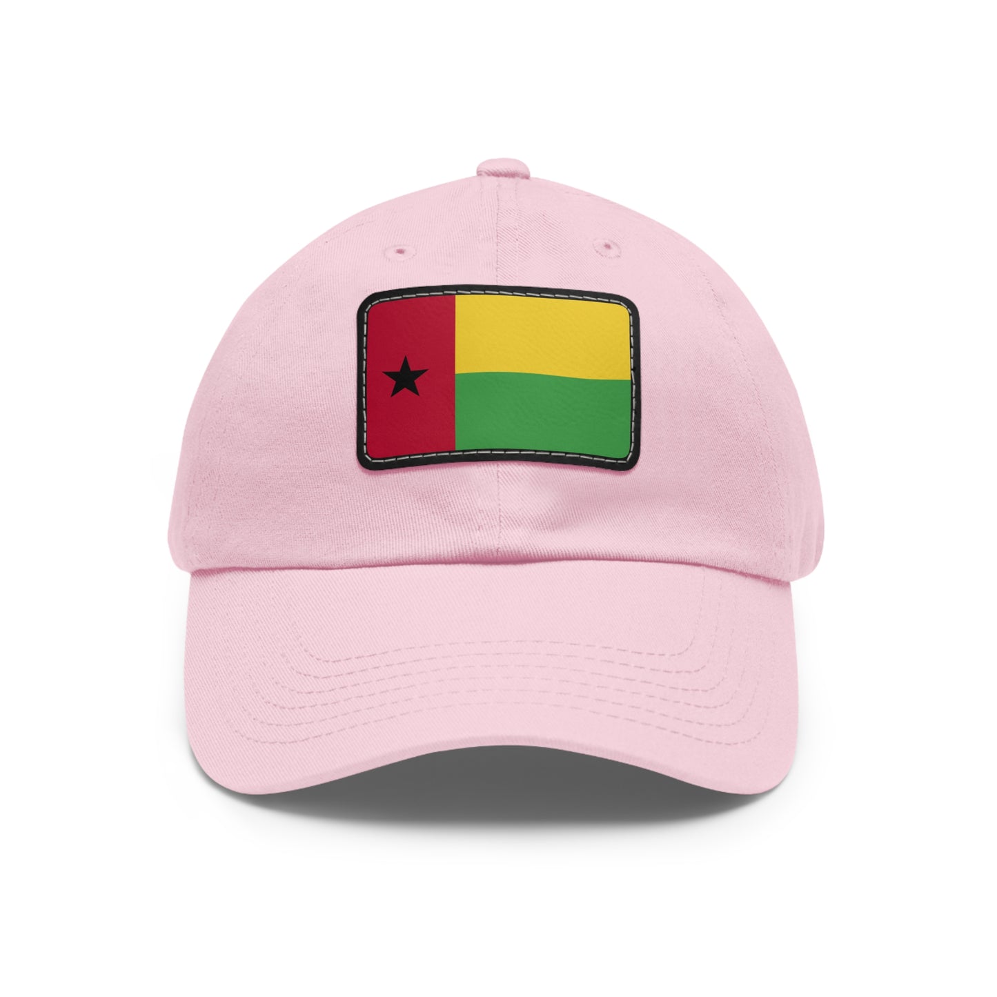 Flag Village Guinea-Bissau Flag Hat Cap with Leather Patch