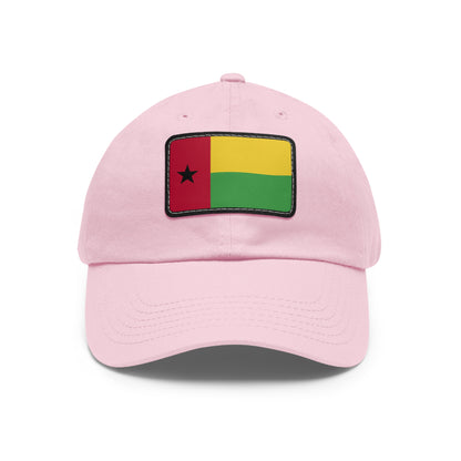 Flag Village Guinea-Bissau Flag Hat Cap with Leather Patch