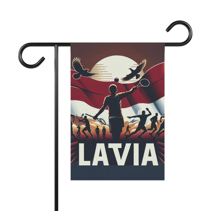 Flag Village Latvia Flag Sporting Garden & House Banner LVA0003