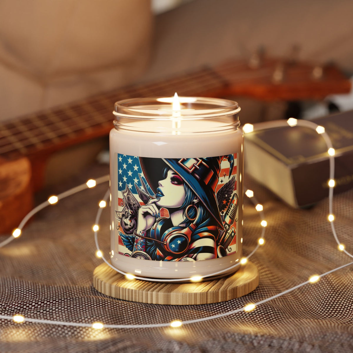 Flag Village Halloween Pretty Witch Scented Soy Candle, 9oz HW0011