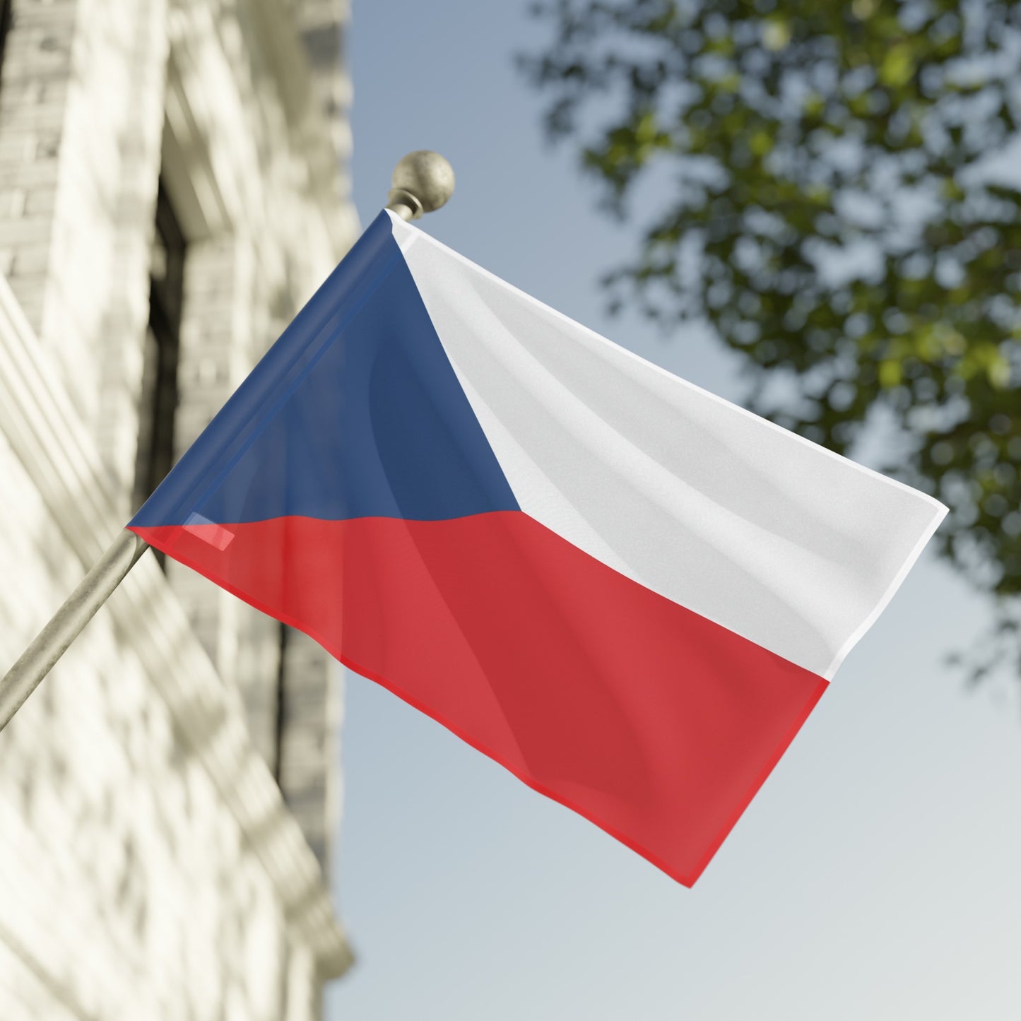 Flag Village Czech Republic Flag 18" x 12" / 36" x 24" / 60" x 36"