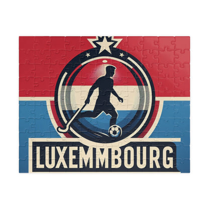 Flag Village Luxembourg Sporting Flag Puzzle (110, 252, 520, 1014-piece) LUX0007