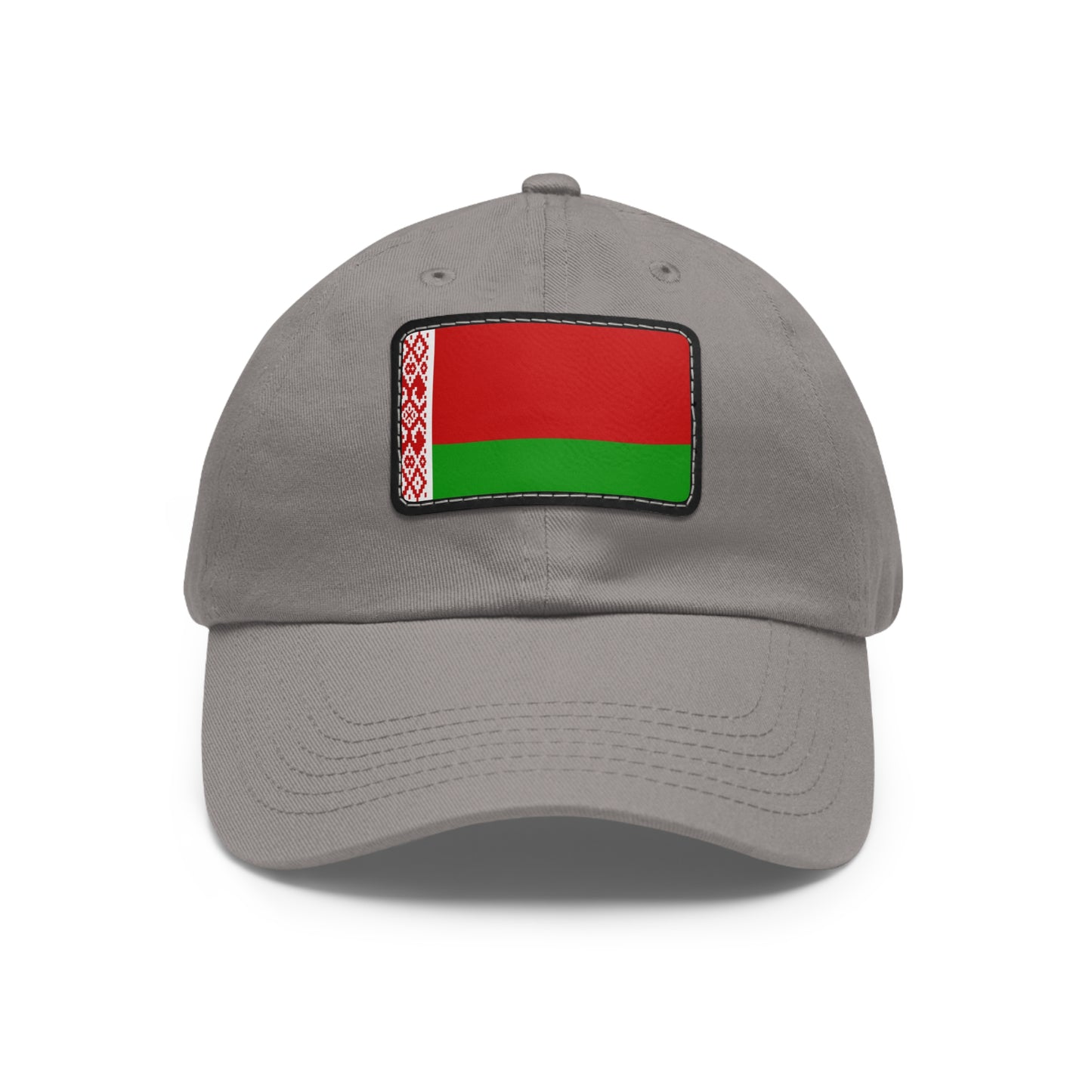 Flag Village Belarus Flag Hat Cap with Leather Patch