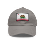 Flag Village USA California State Flag Hat Cap with Leather Patch