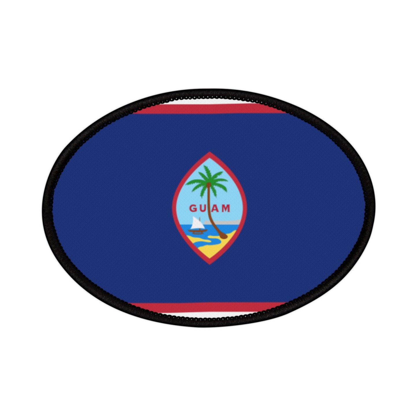 Flag Village Guam State Flag Embroidery Iron-On Patches