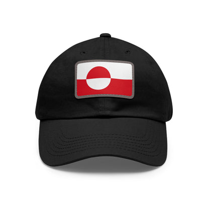Flag Village Greenland Flag Hat Cap with Leather Patch
