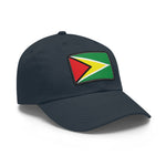 Flag Village Guyana Flag Hat Cap with Leather Patch