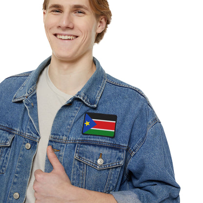 Flag Village South Sudan Flag Embroidery Iron-On Patches