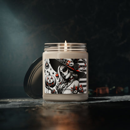 Flag Village Halloween Pretty Witch Scented Soy Candle, 9oz HW0013
