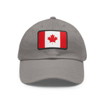 Flag Village Canada Flag Hat Cap with Leather Patch