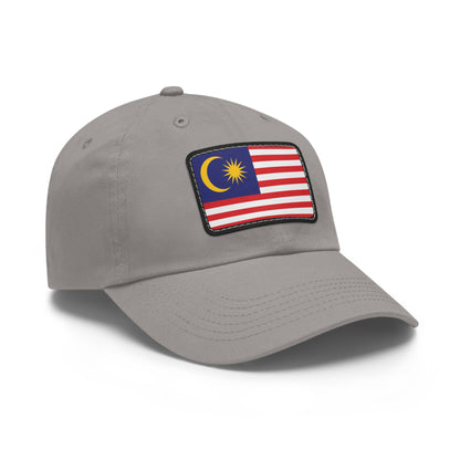 Flag Village Malaysia Flag Hat Cap with Leather Patch