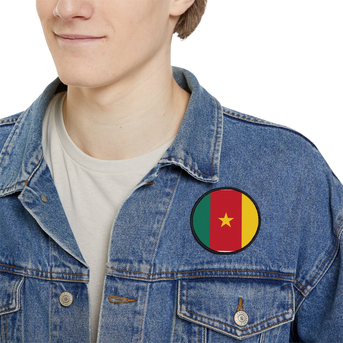 Flag Village Cameroon Flag Embroidery Iron-On Patches