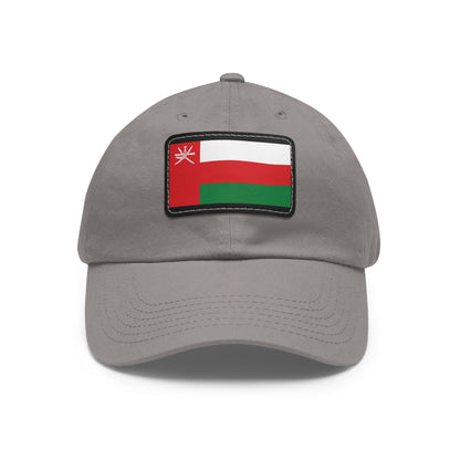 Flag Village Oman Flag Hat Cap with Leather Patch
