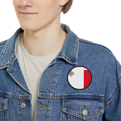 Flag Village Malta Flag Embroidery Iron-On Patches