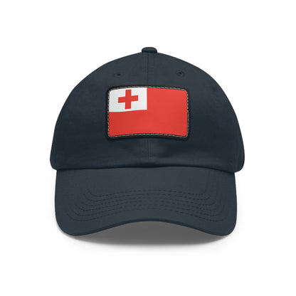 Flag Village Tonga Flag Hat Cap with Leather Patch