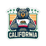 Flag Village USA California State Flag Stickers 2", 3", 4", 6" CA03