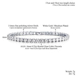 Flag Village Cubic Zirconia Tennis Bracelet & Bangles For Women Christmas Gifts New Fashion Lady Jewelry