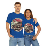 Flag Village Mexico Vintage Car Flag T-SHIRT Heavy Cotton Tee MEX0003