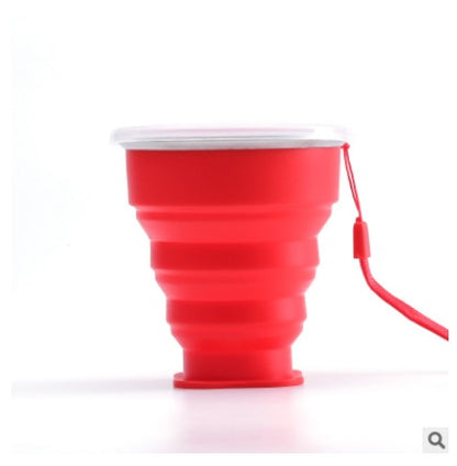 Flag Village Outdoor Portable Collapsible Water Cup Multi-function Creative Water Cup