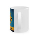 Flag Village Kazakhstan Sporting Flag Ceramic Coffee Mug 11oz KAZ0008