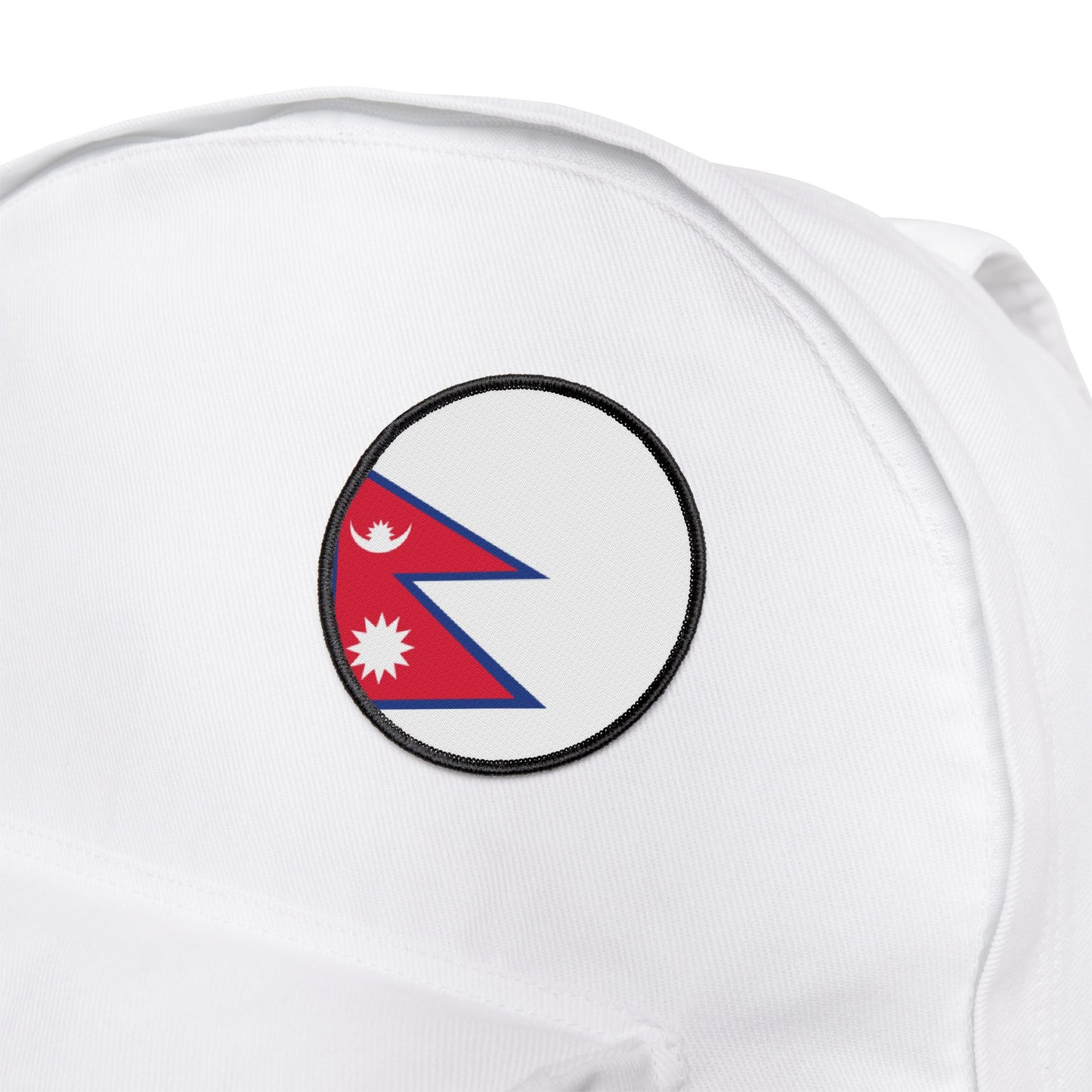 Flag Village Nepal Flag Embroidery Iron-On Patches