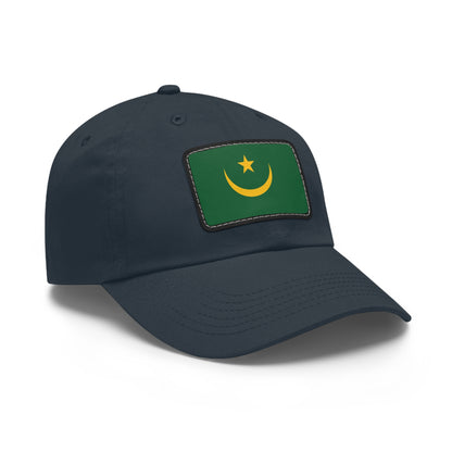 Flag Village Mauritania Flag Hat Cap with Leather Patch