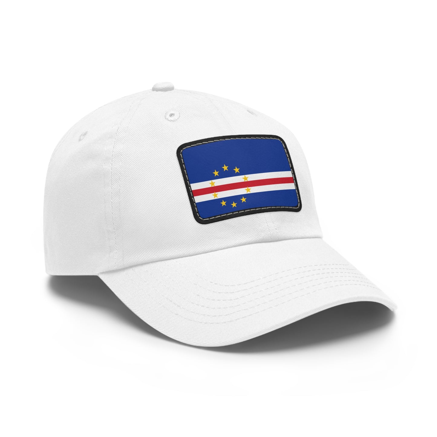 Flag Village Cape Verde Flag Hat Cap with Leather Patch