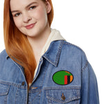 Flag Village Zambia State Flag Embroidered Iron-On Patch