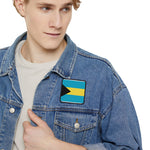 Flag Village Bahamas Flag Embroidery Iron-On Patches