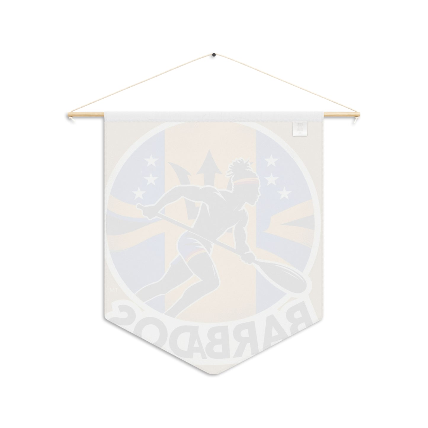 Flag Village Barbados Flag Pennant Sporting Home Wall decoration BRB0001