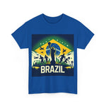 Flag Village Brazil Sporting Flag T-SHIRT Heavy Cotton Tee BRA0010