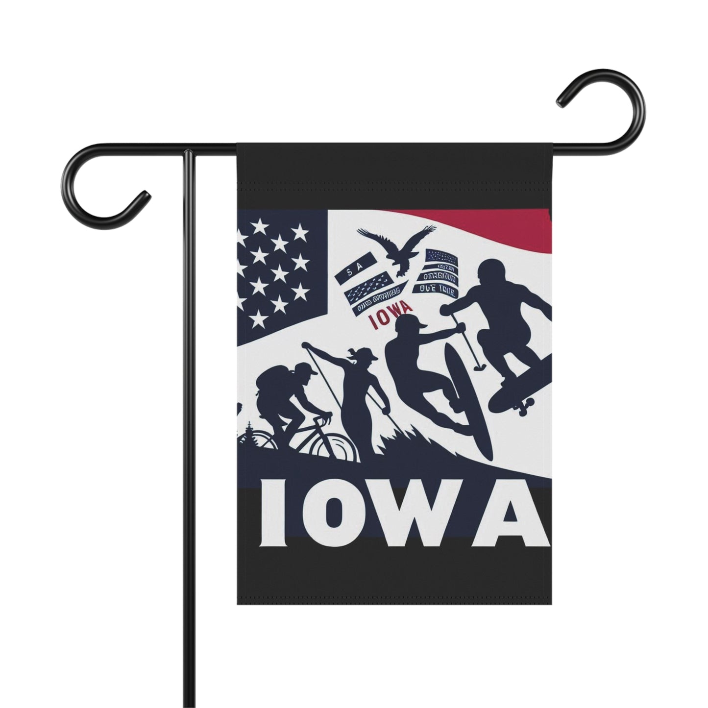 Flag Village Iowa State Flag Sporting Garden & House Banner IA0003
