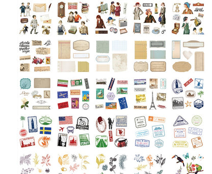 Flag Village Gift box set sticker
