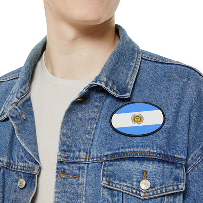 Flag Village Argentina Flag Embroidery Iron-On Patches
