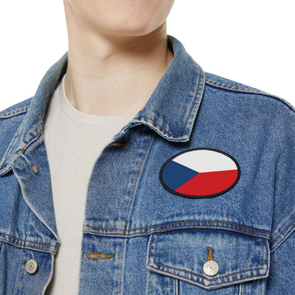 Flag Village Czech Republic Flag Embroidery Iron-On Patches