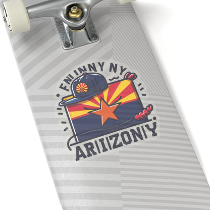Flag Village USA Arizona State Flag Sticker 2", 3", 4", 6" AZ01